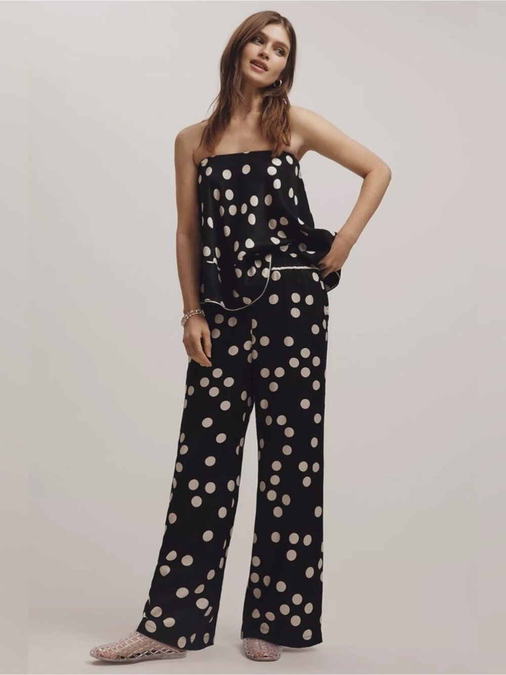 NWT Size XL - Maeve Brooklin Printed Wide-Leg Pants w Pockets (US$ 128) - Picture 2 of 15